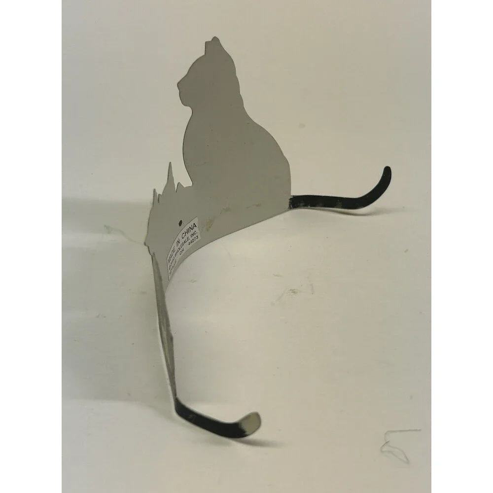Kitty Ohio Wholesale Cute Cats Bendable Tail Vintage Rare Cottage Core Metal